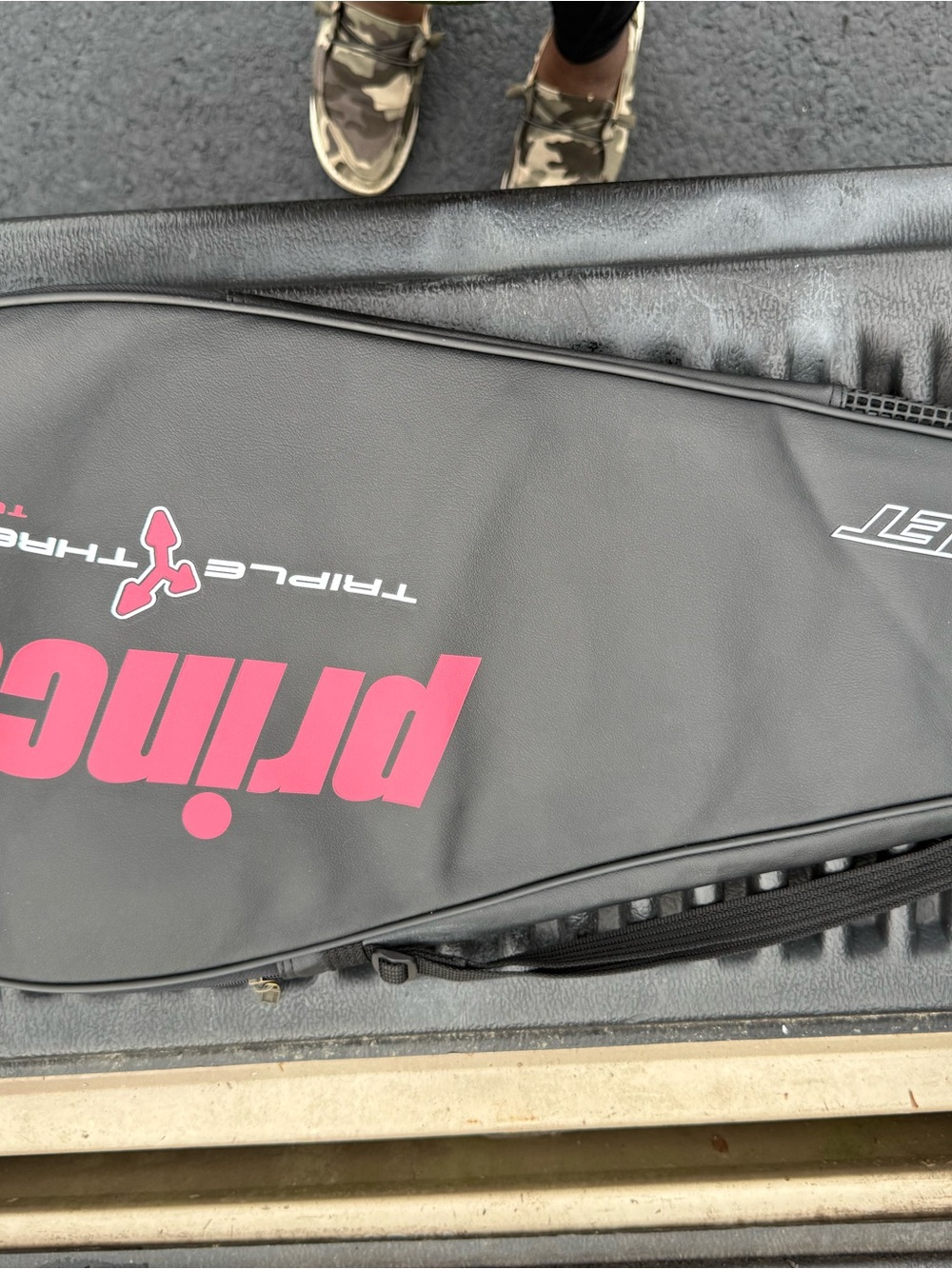 Prince Black and Pink Tennis Racket Case